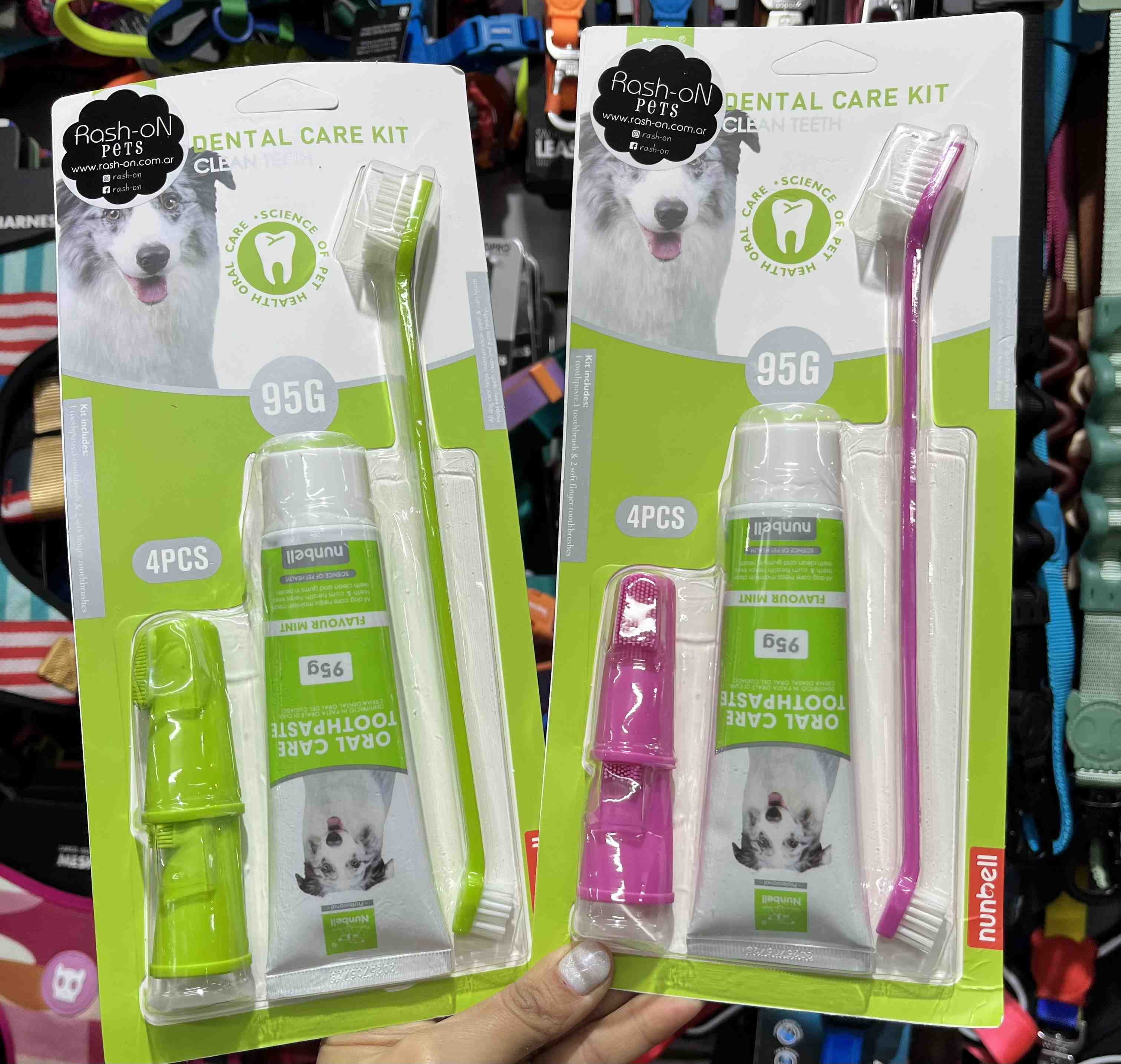COMBO PASTA DENTAL Y CEPILLOS  RASH ON 