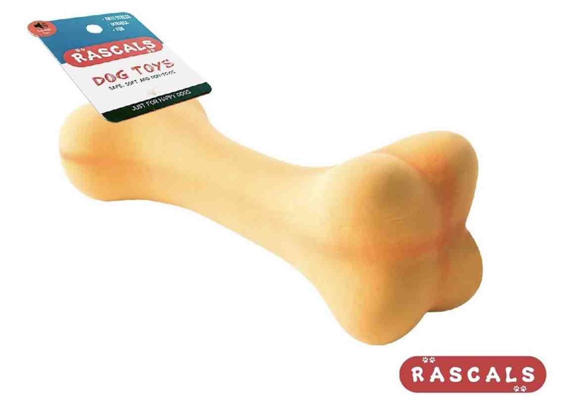 JUP99288 HUESO JUGUETE LATEX CHIFLE