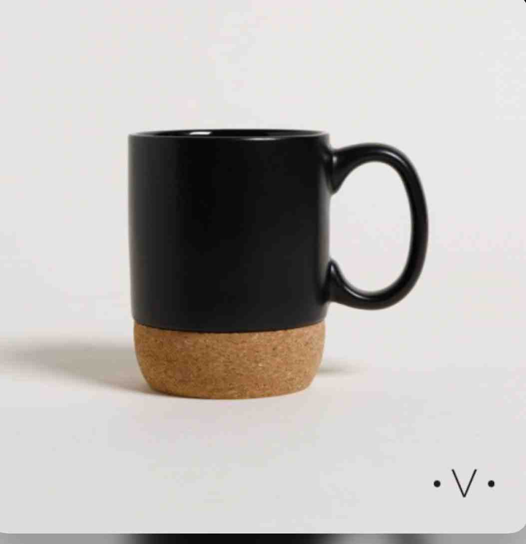 MUG VASSA CORCHO NEGRA