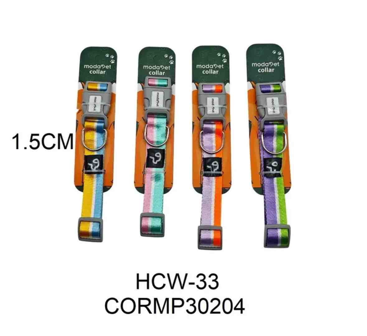 MODAPET HCW-33 COLLAR  RAYADO TALLE S CONSULTAR COLORES
