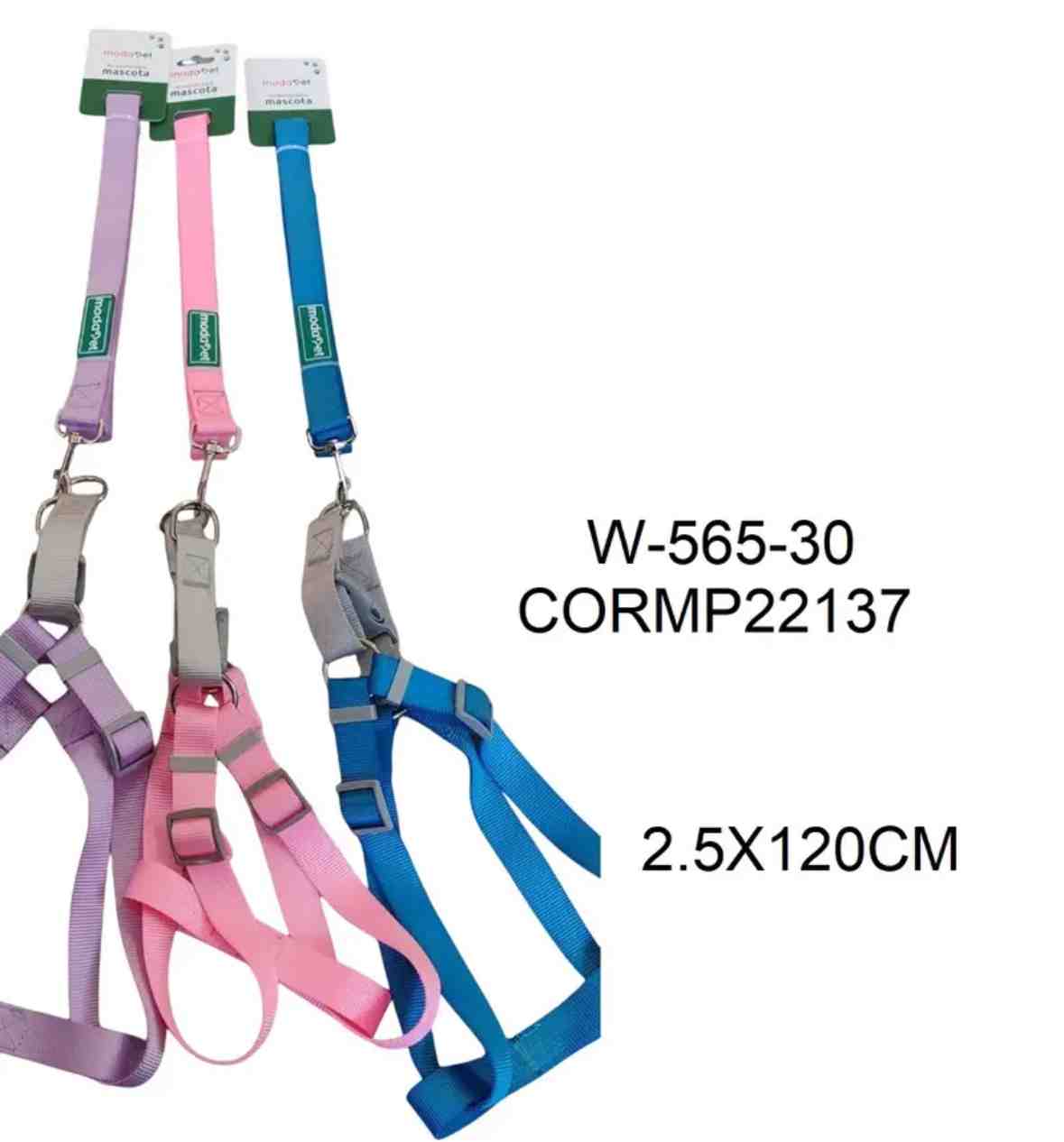 MODAPET CONJUNTO PRETAL Y CORREA L W-565-30