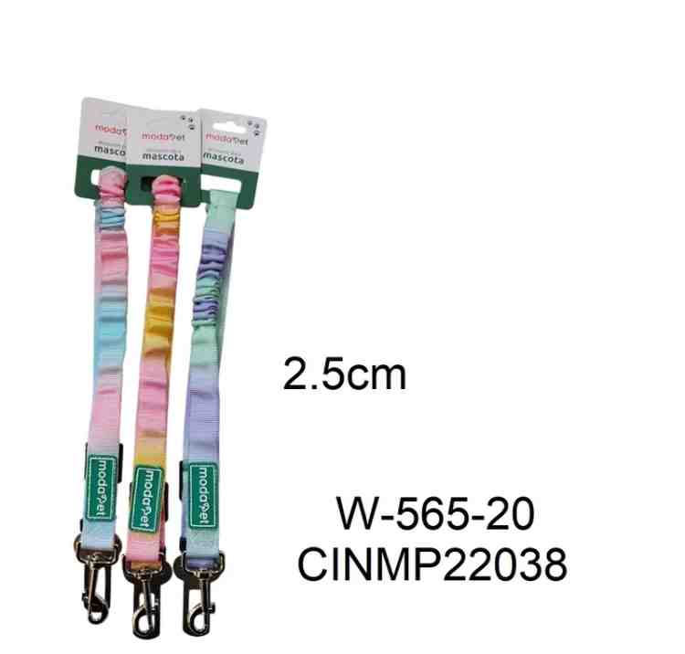MODAPET CINTURON DE SEDURIDAD ELASTICO MULTICOLOR W-565-20
