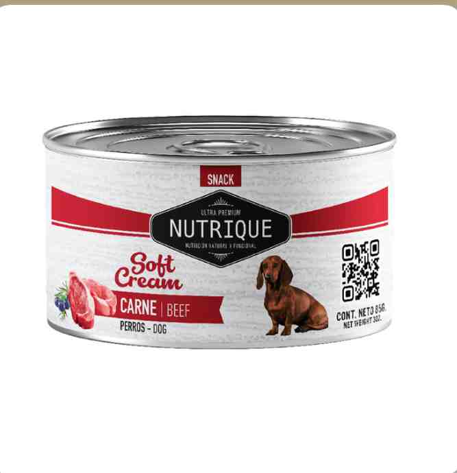 LATA NUTRIQUE CARNE PERRO 85g