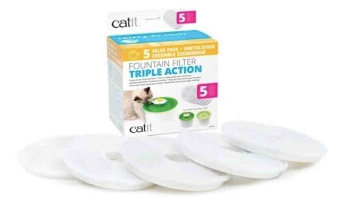 FILTRO FUENTE CATIT 3 LITROS X5 UNIDADES