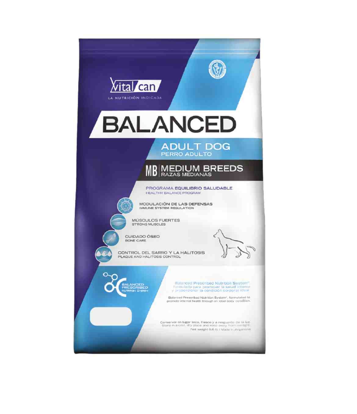 BALANCE PERRO ADULTO MEDIANO X 3 KG 