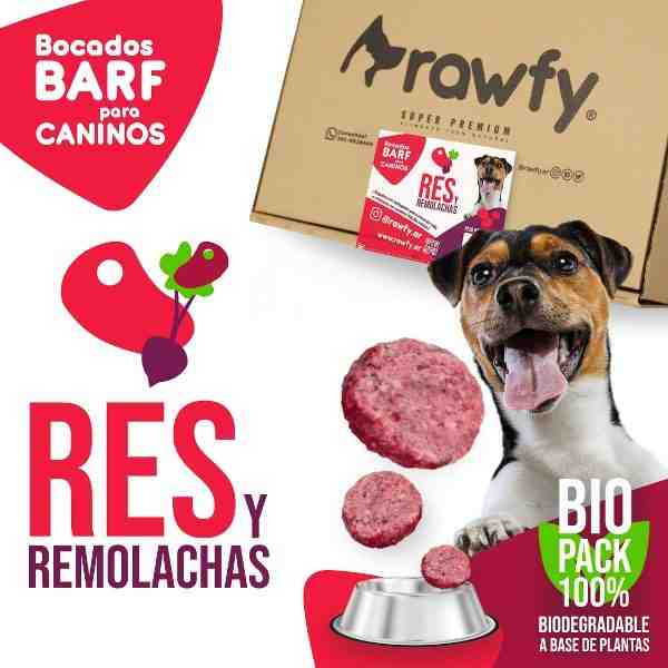 PACK BARF RAWFY 3KG RES Y REMOLACHA