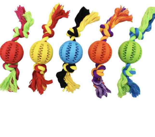 BP024 PELOTA DENTAL CON CUERDA