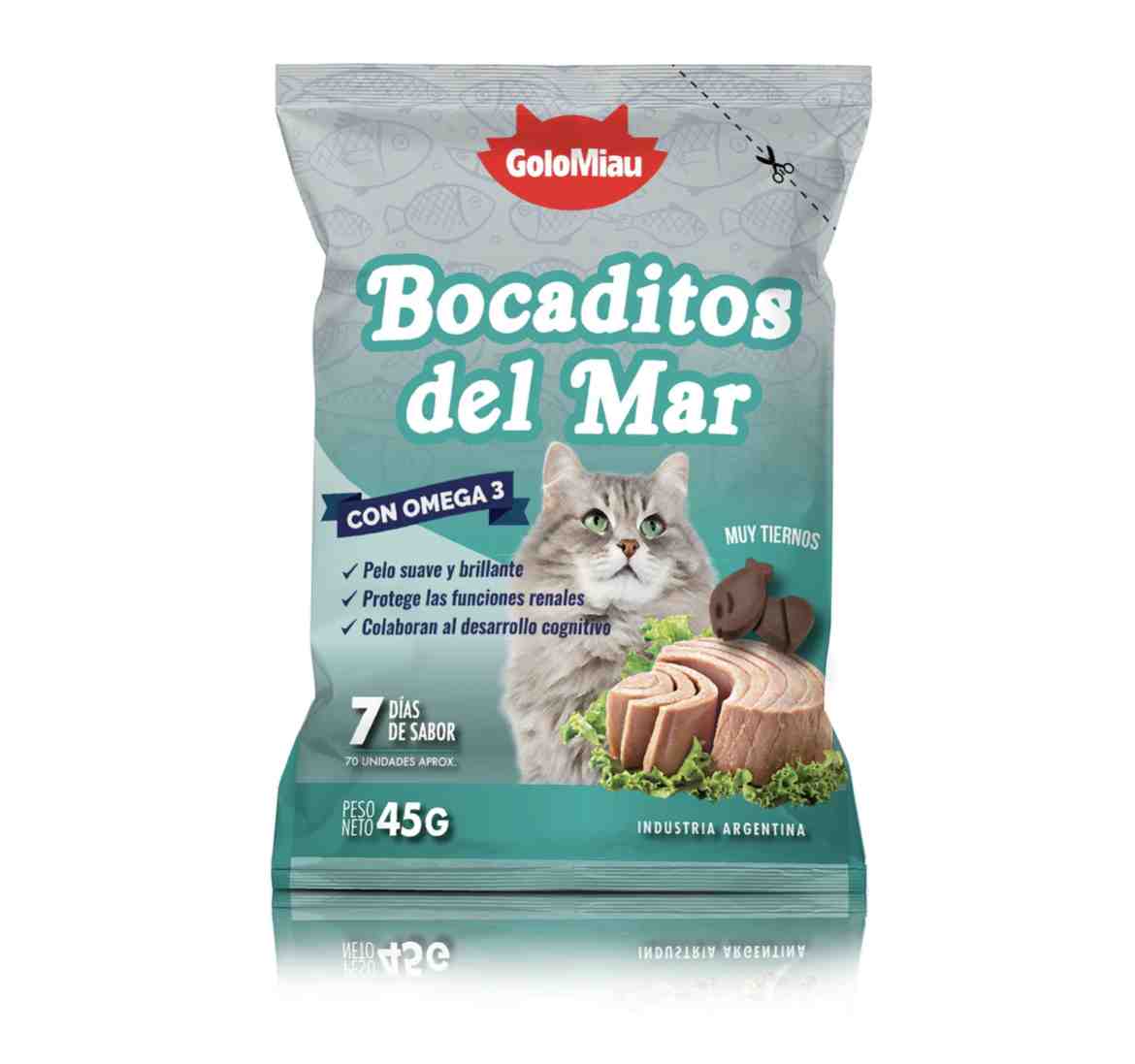 GOLOMIAU BOCADITOS DEL MAR X 45G