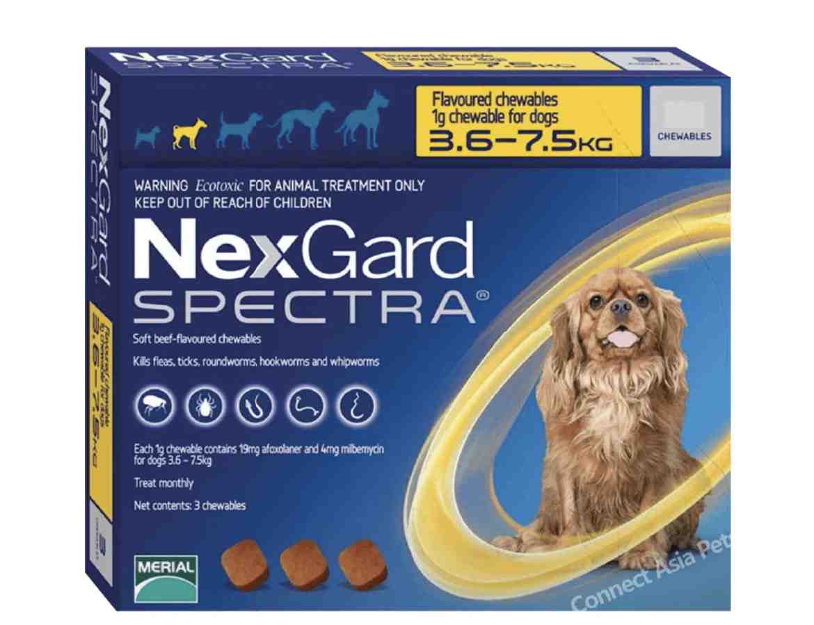 NEXGARD SPECTRA (3,6 A 7,5 KG)