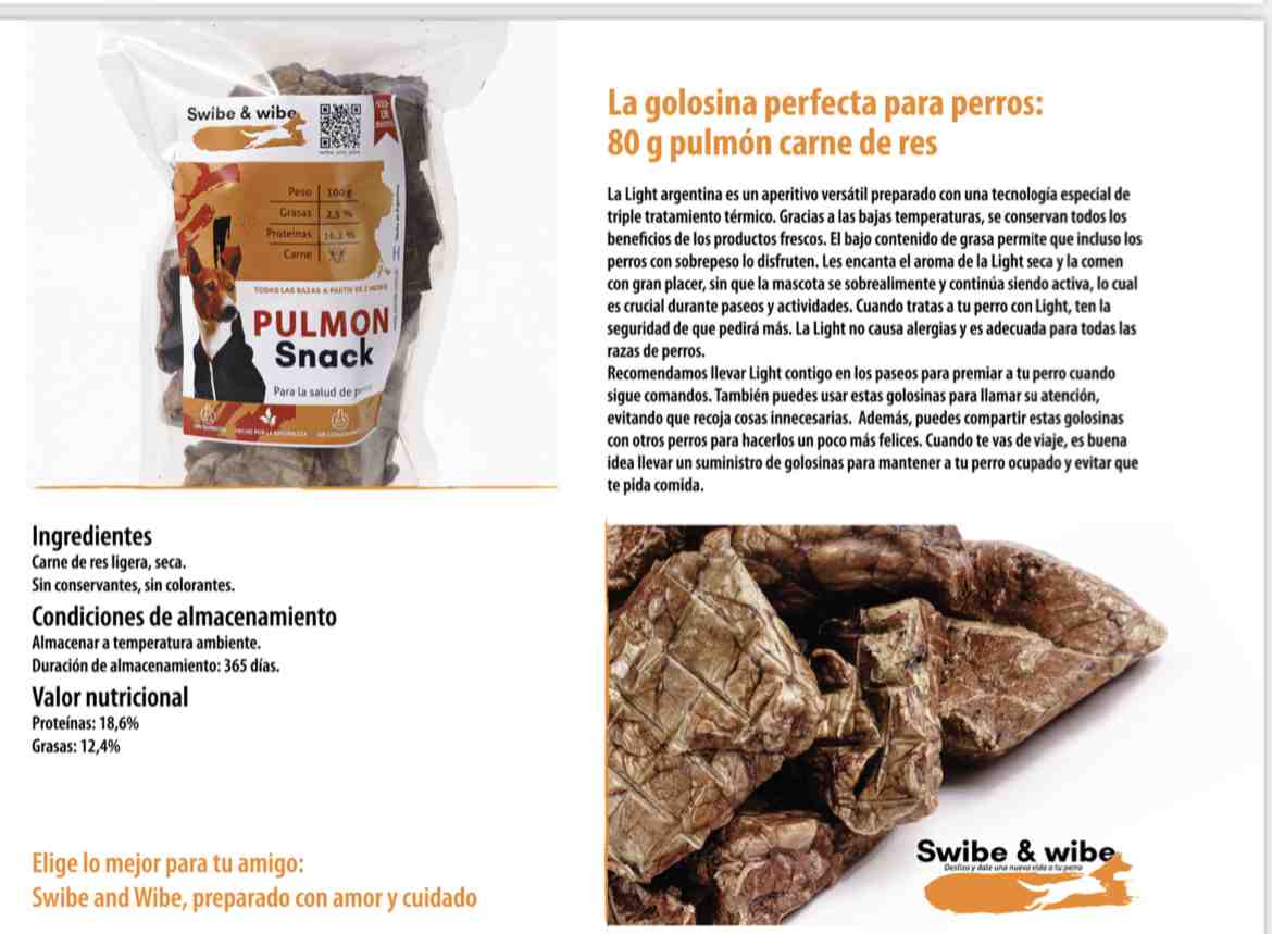 SWIBE & WIBE PULMON X 100 gr