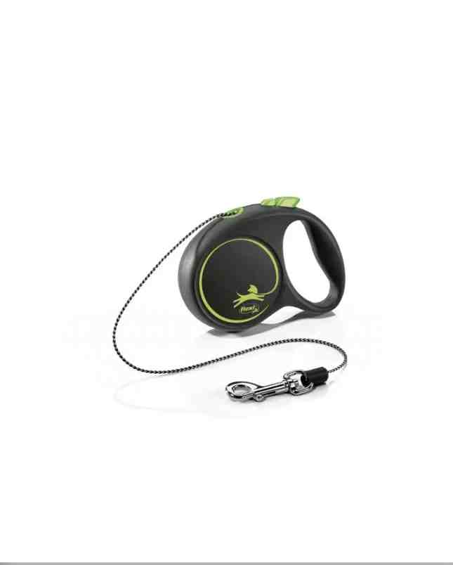 Correa Flexi BLACK DESIGN, cordón, M: 5m, verde, 2
