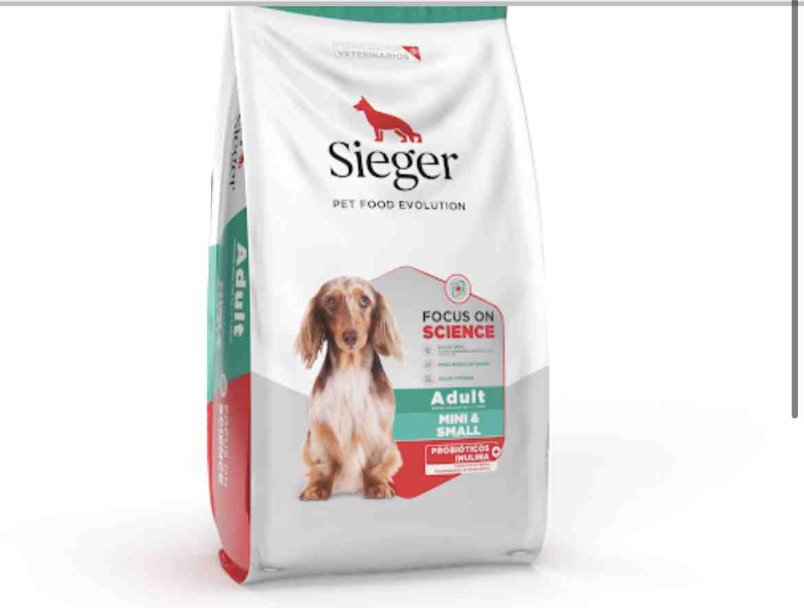 SIEGER ADULTO MINI Y SMALL X 3 KG