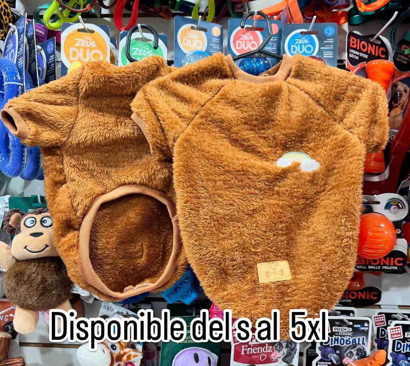 BUZO IRIS MARRON TALLE M 