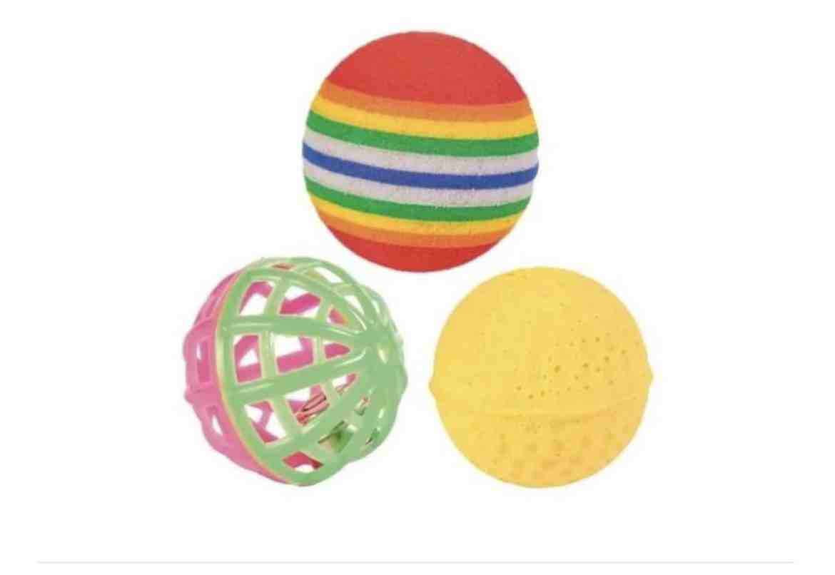 4132 SET 3 PELOTAS CON CASCABEL