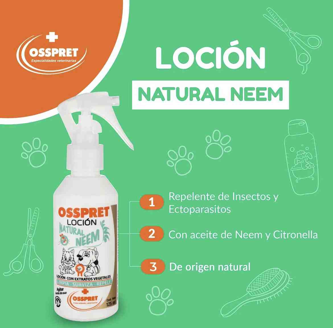 LOCION ( REPELENTE ) OSSPRET X 125 ml