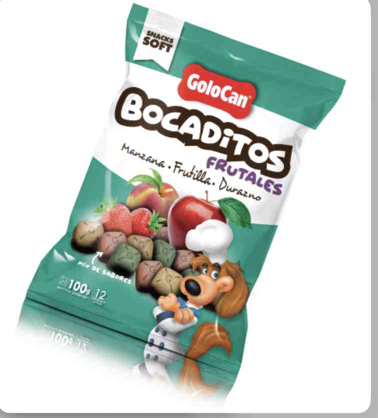 GOLOCAN X 100g (MANZANA, FRUTILLA,DURAZN0)