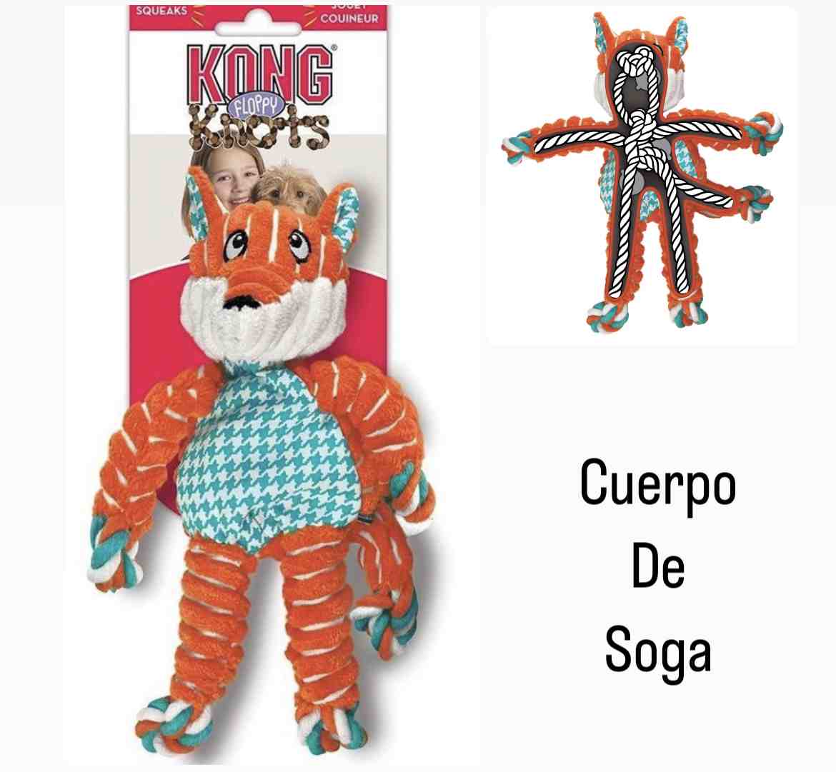 NKF12 KONG FLOPPY  KNOTS FOX 