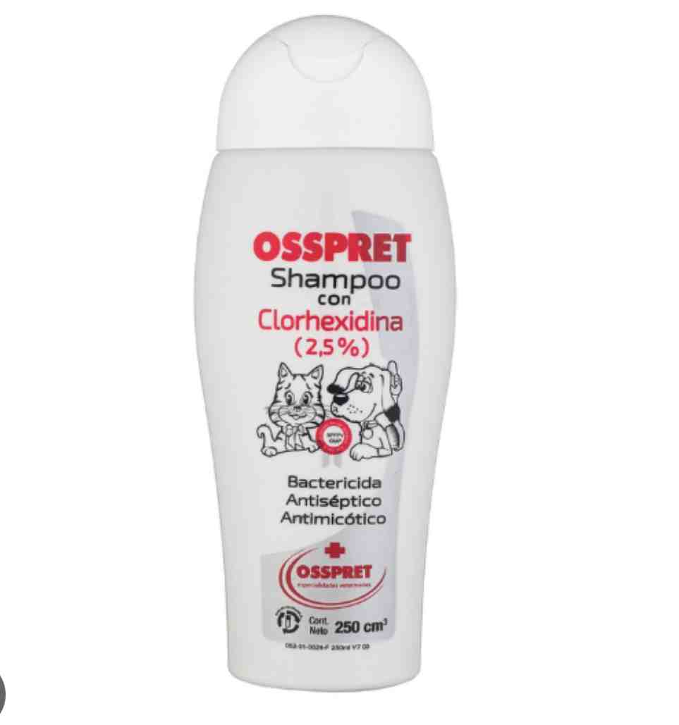 SHAMPOO OSSPRET CLORHEXIDINA