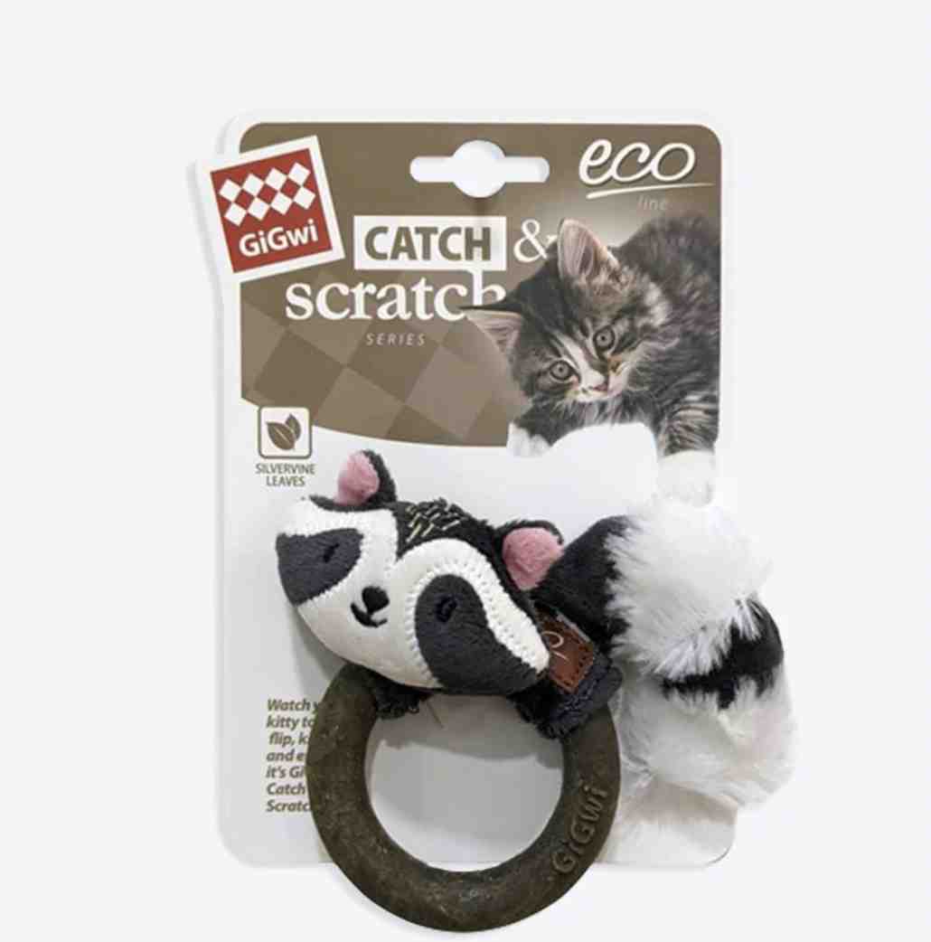 7519 GIGWI  RACCON CATCH  SCRATCH  ECO LINE
