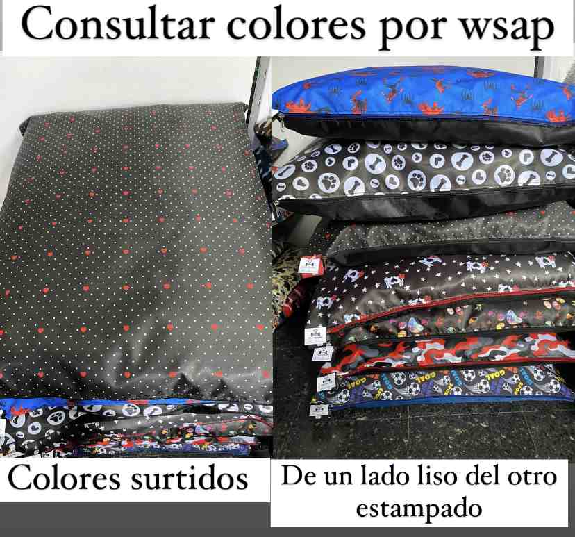 COLCHONETA CON FUNDA ANTIDESGARRO 3 70 X 80 CM 