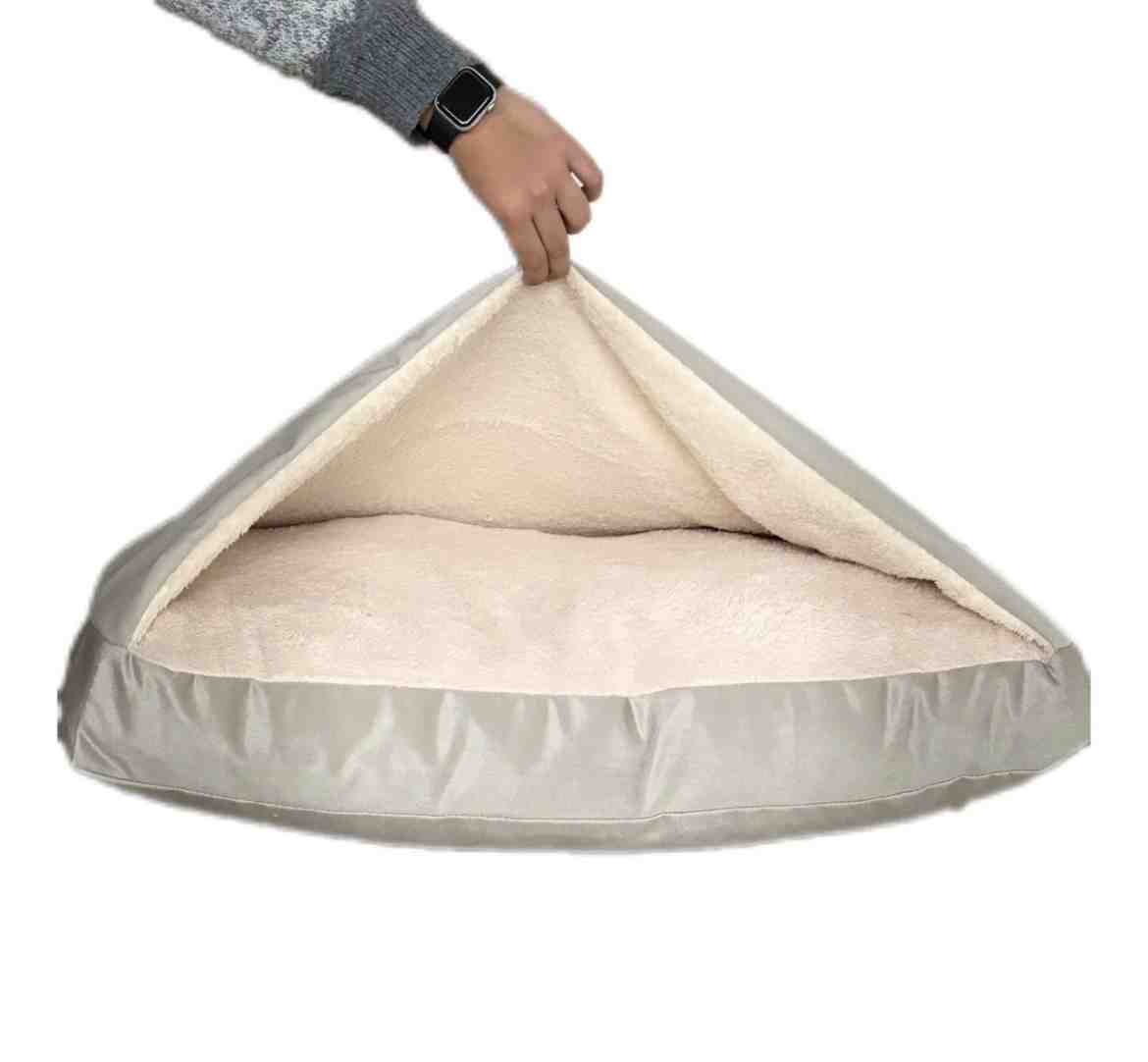 SOMMIER CANINO BEIGE GRANDE 95X65 DESMONTABLE 