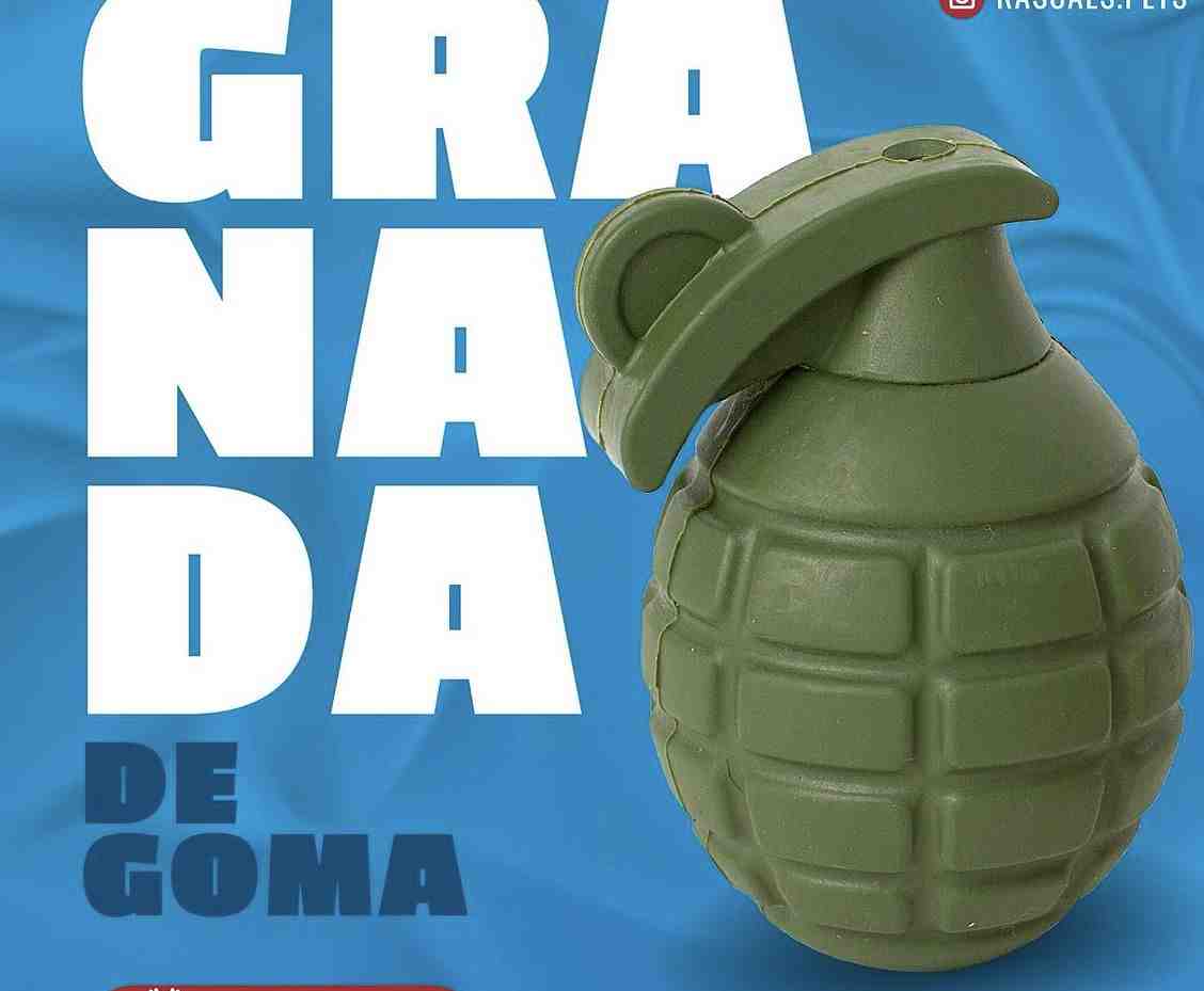 JUP122593S-B  GRANADA DE GOMA VERDE