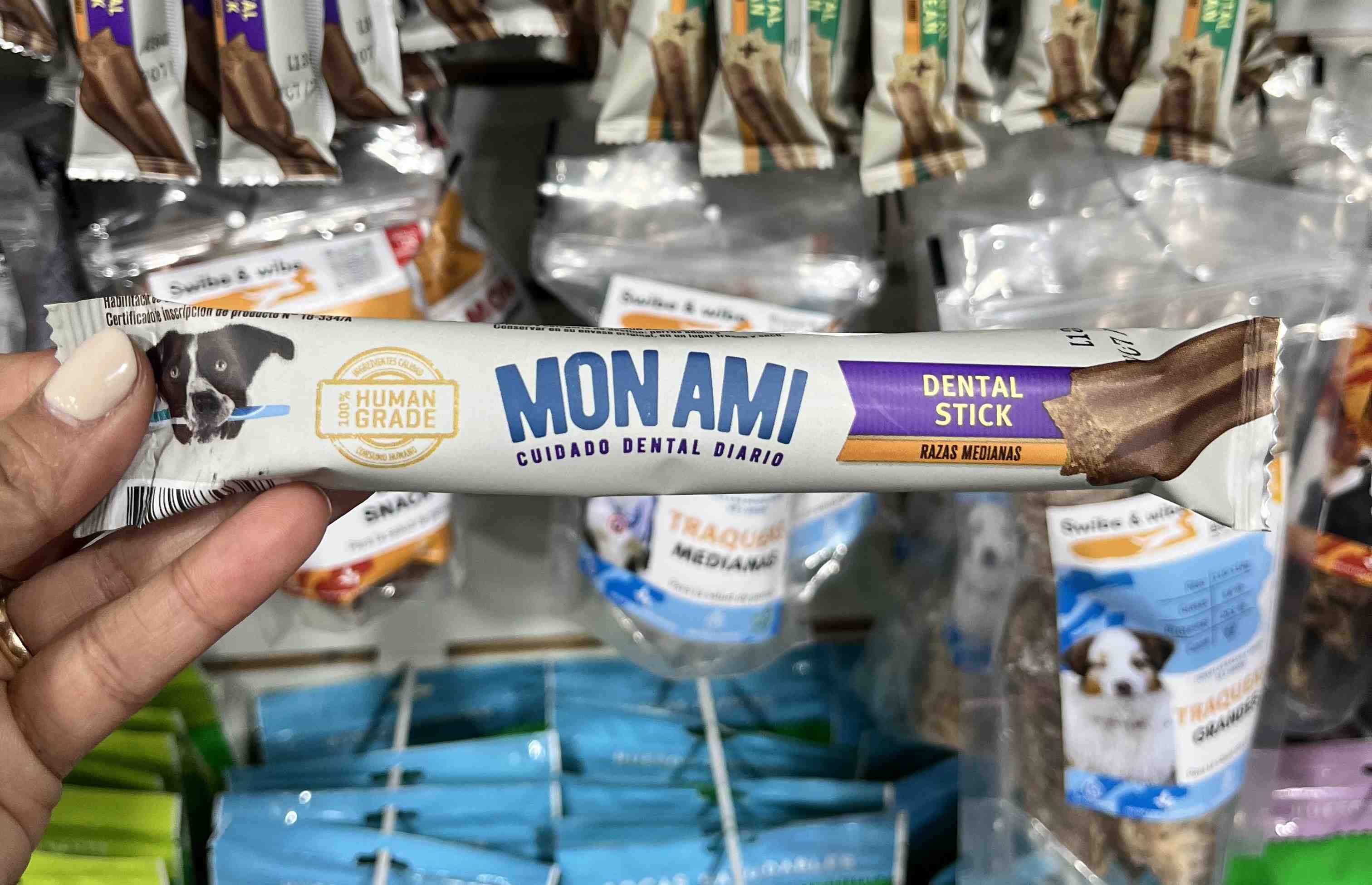 MON AMI DENTAL STICK RAZA GRANDE X1 90GM