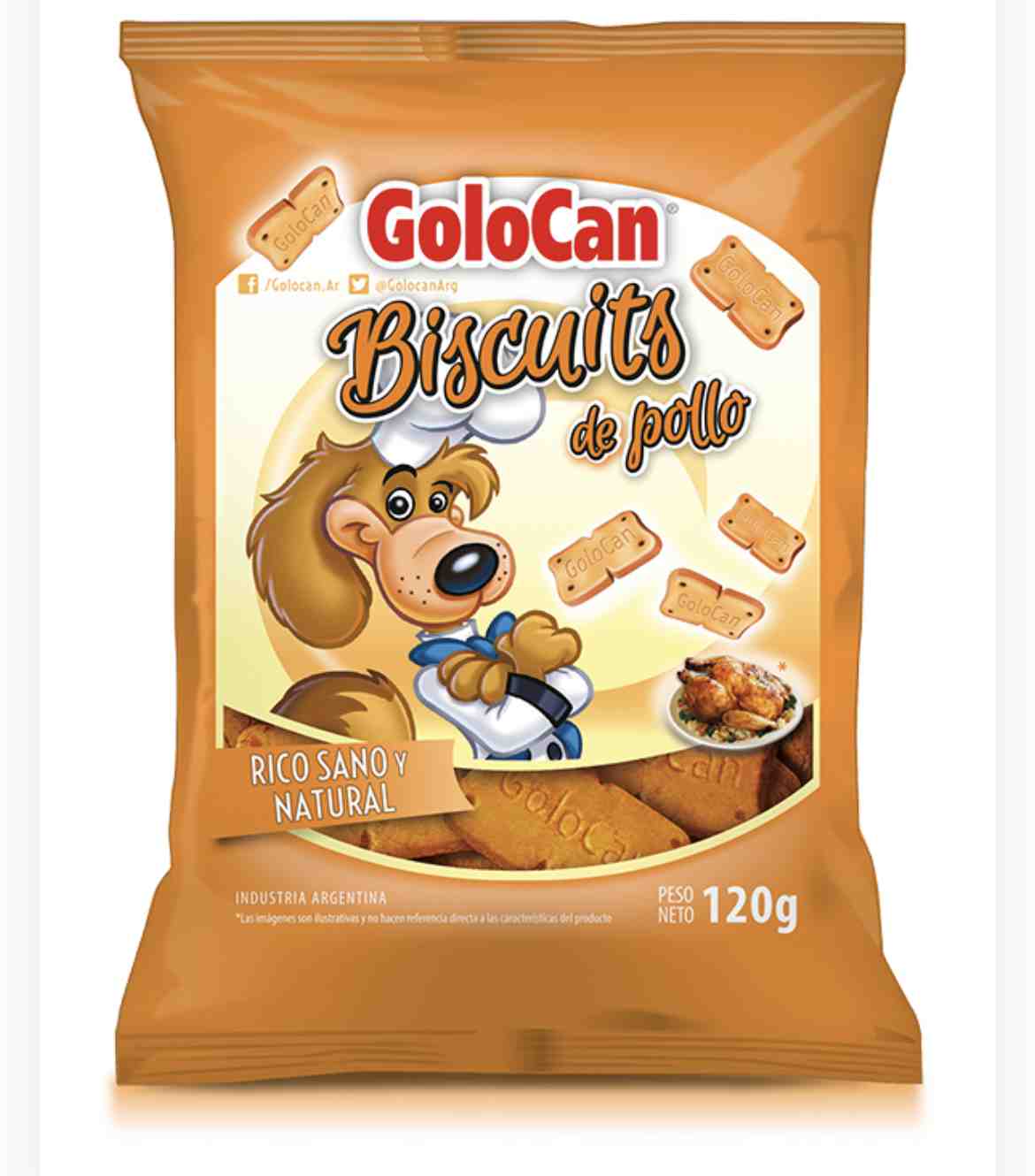 GOLOCAN BISCUIT DE POLLO 120GM
