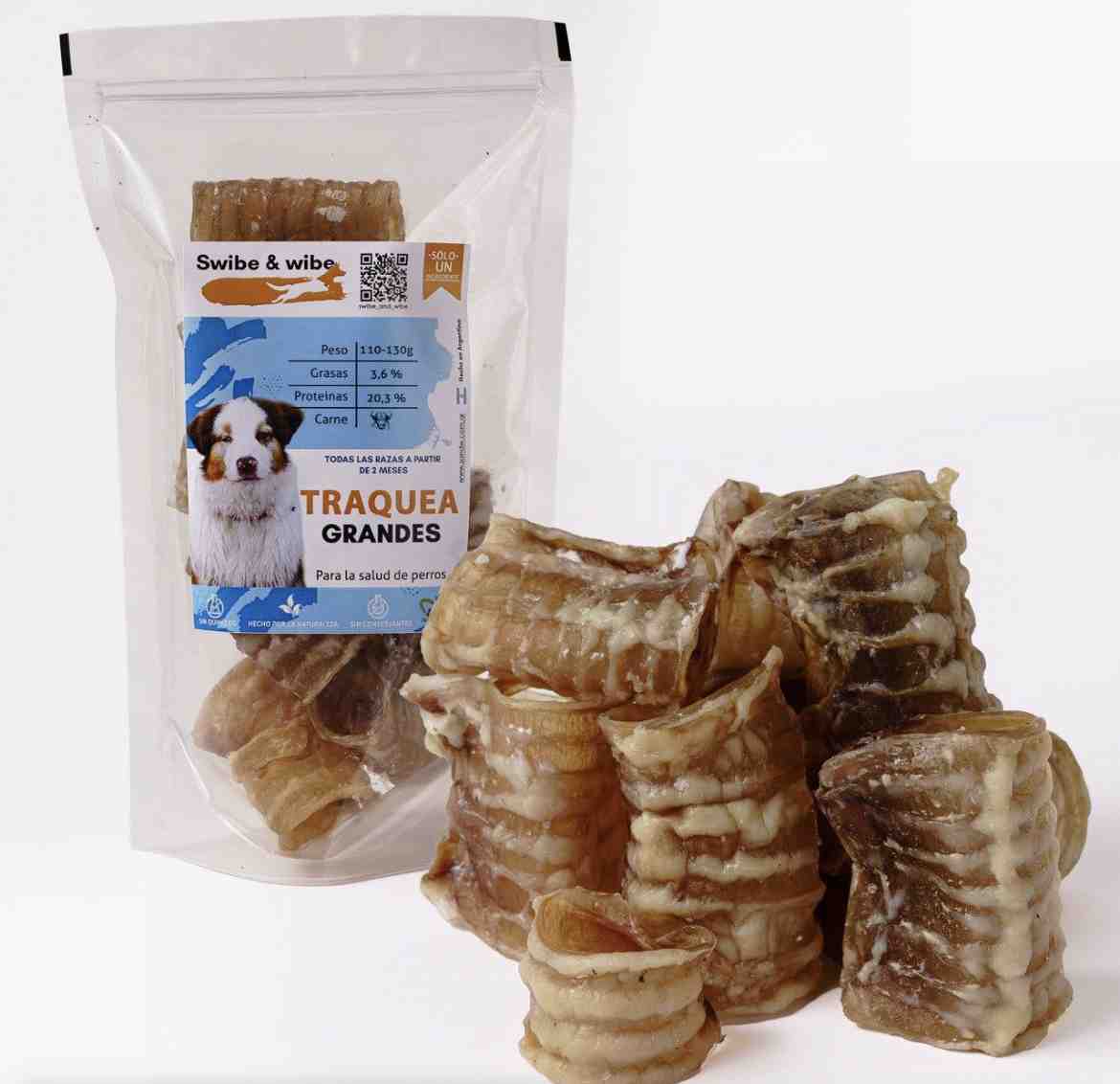 SWIBE & WIBE TRAQUEA PERROS GRANDES X 110-130g