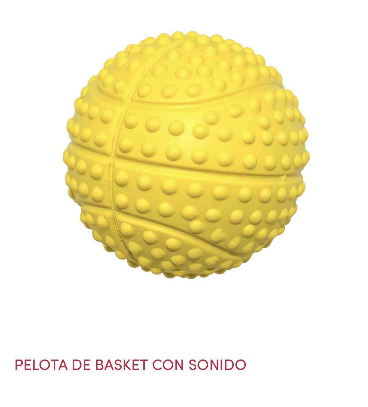 BP044 PELOTA BASKET 5CM  CON CHIFLE 