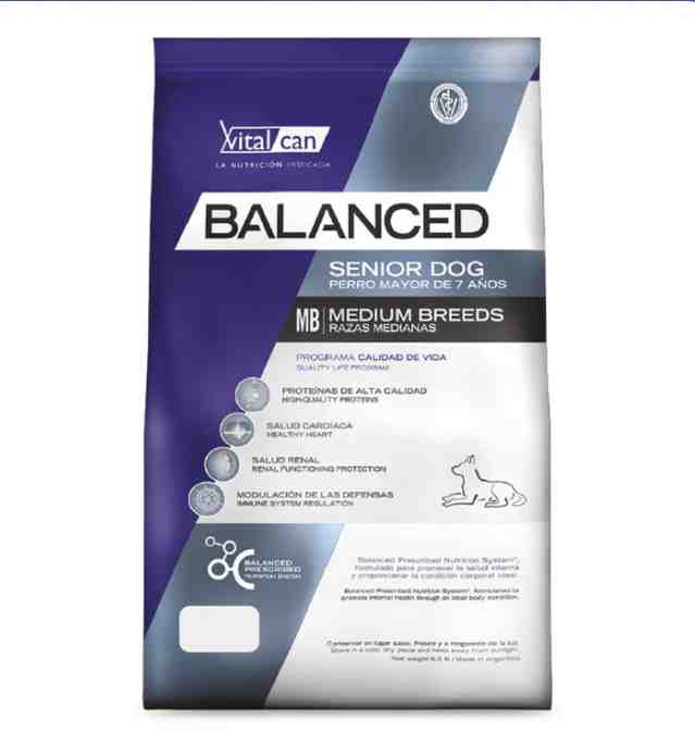 BALANCE PERRO SENIOR MEDIANO X 12KG 