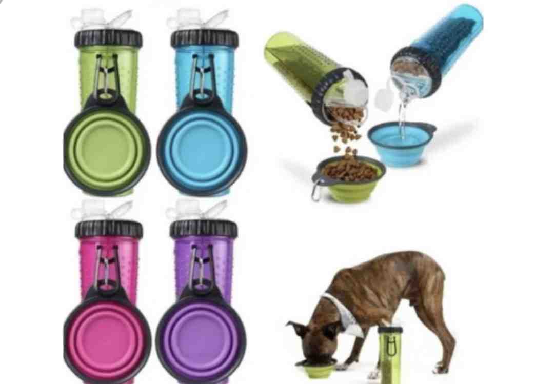 BOTELLA SNACK DUO GRANDE CON PLATO