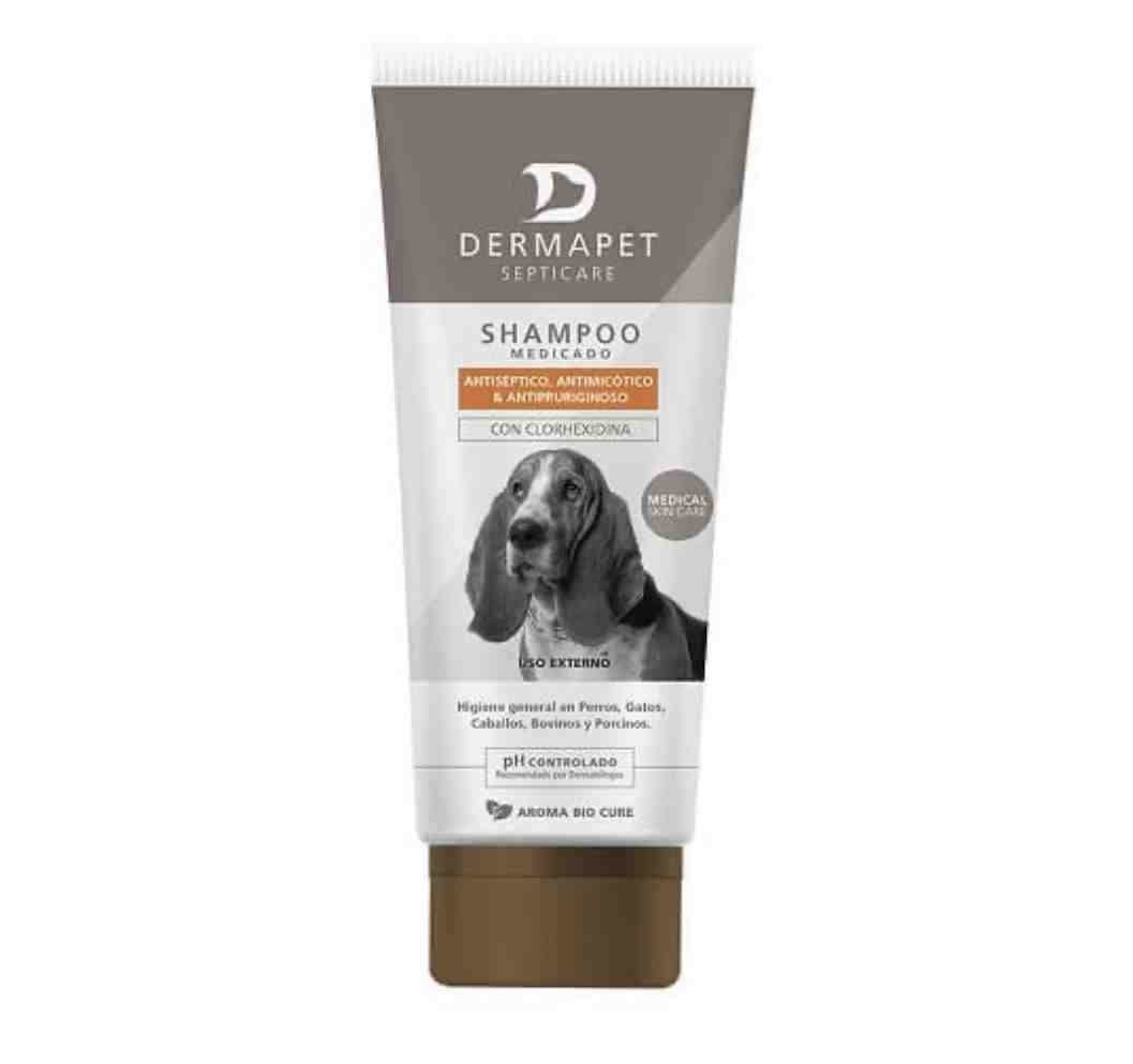 DERMAPET SHAMPOO ANTISEPTICO,ANTIMICOTICO 250ML