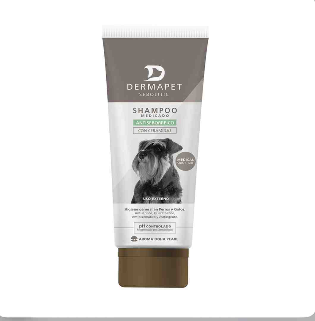 DERMAPET SHAMPOO MEDICADO ANTISEBORREICO 250ML