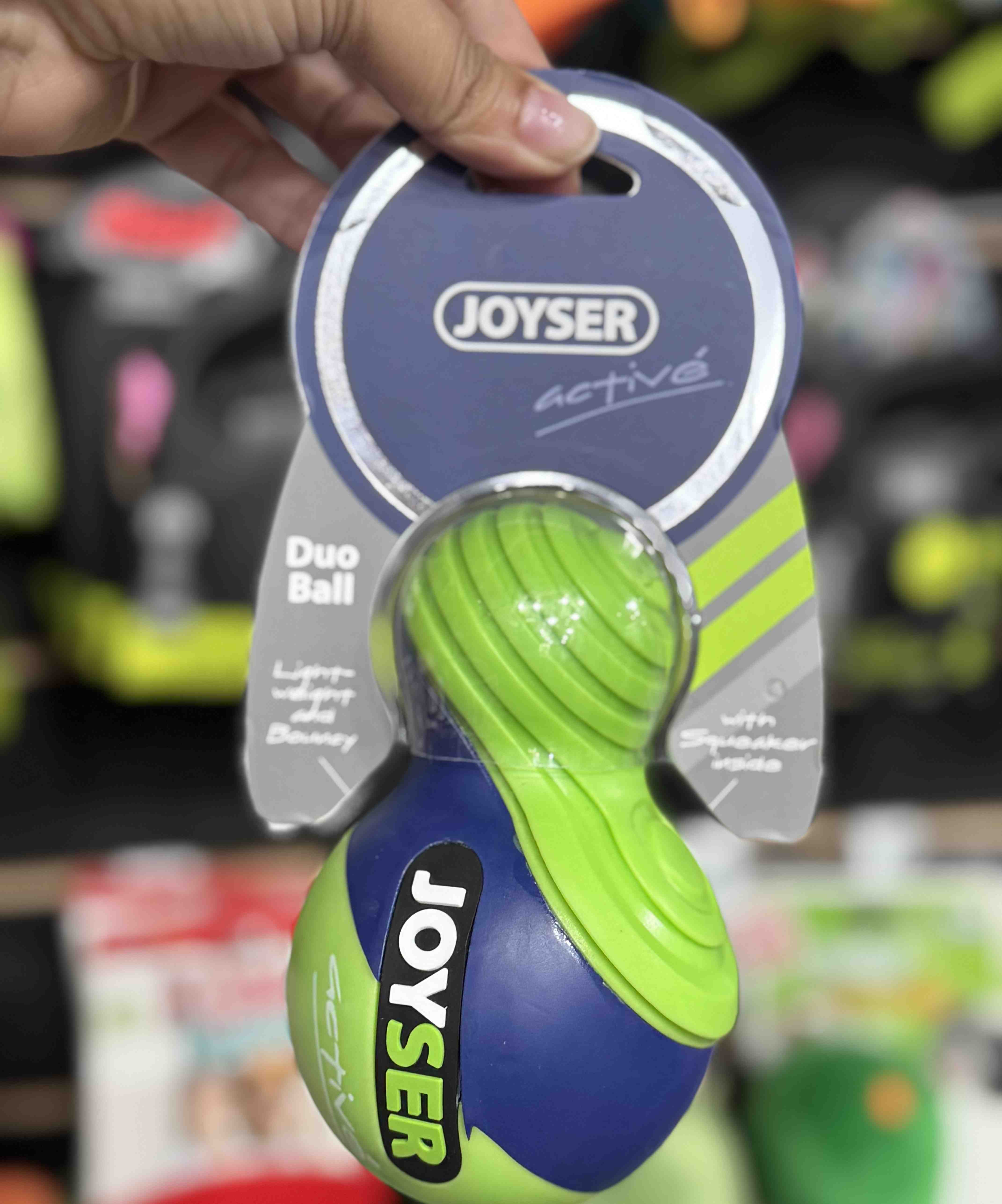 7167 JOYSER PELOTA AVTIVE DUO VERDE 12X8CM