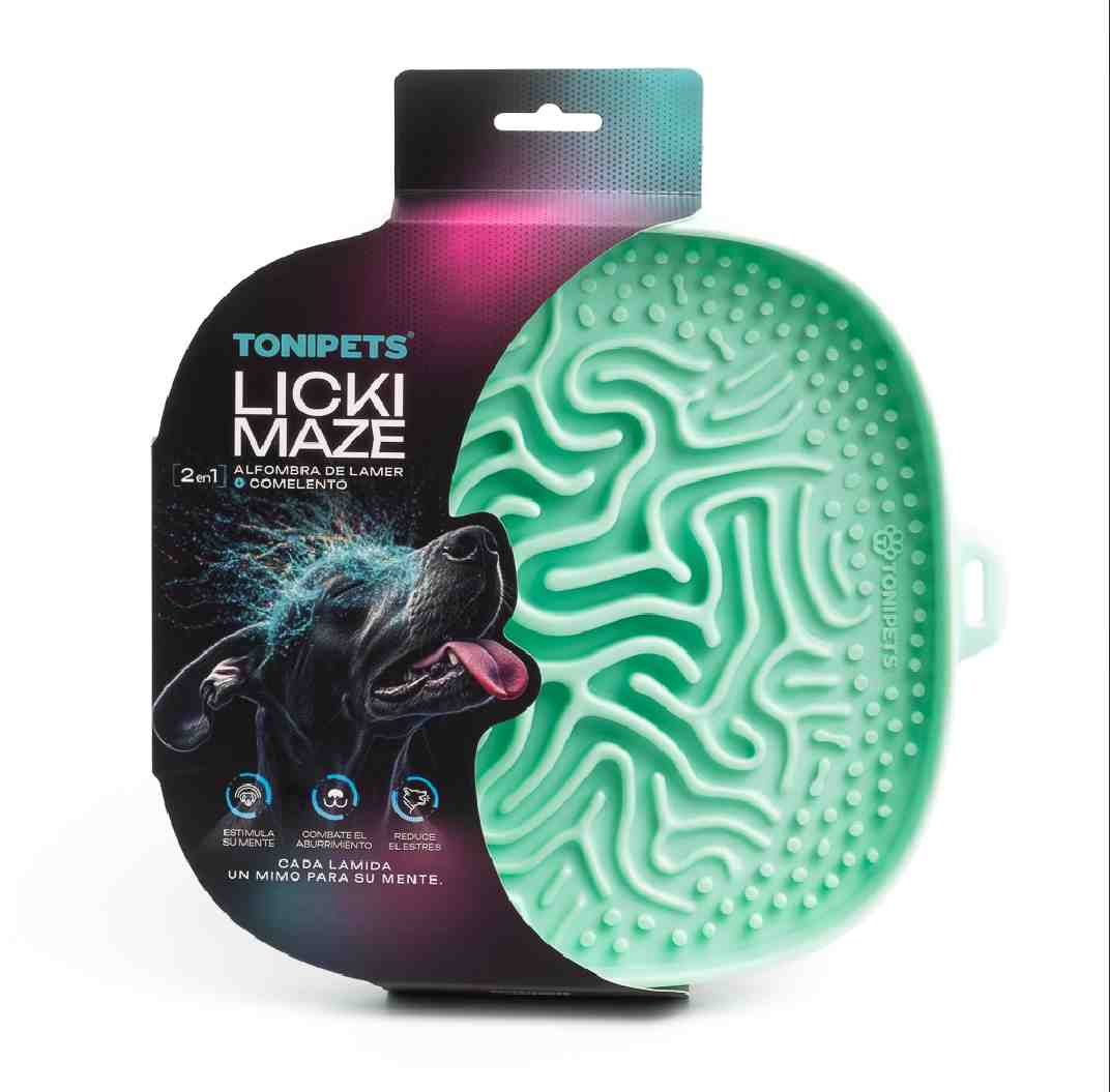 TONIPETS LICKI MAZE ALFOMRA DE LAMER MAS COMELENTO APTO MICRO
