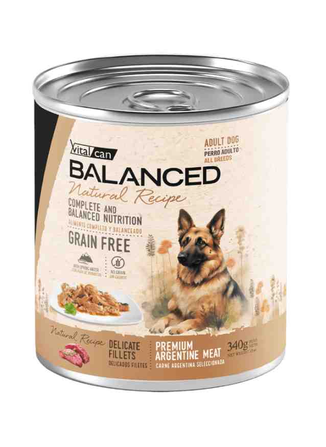 LATA BALANCED NATURAL DE CARNE 340GR