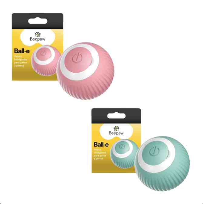 PELOTA INTERACTIVA GATO VERDE CON USB