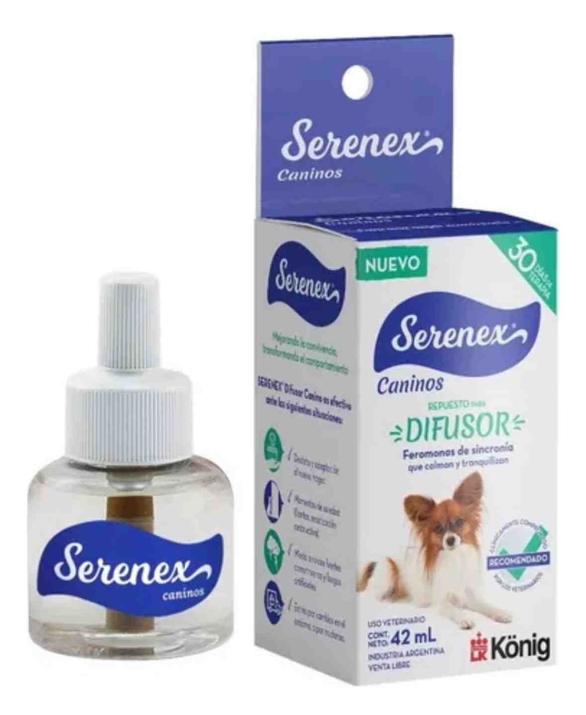 SERENEX REPUESTO DIFUSOR PERRO 42ML