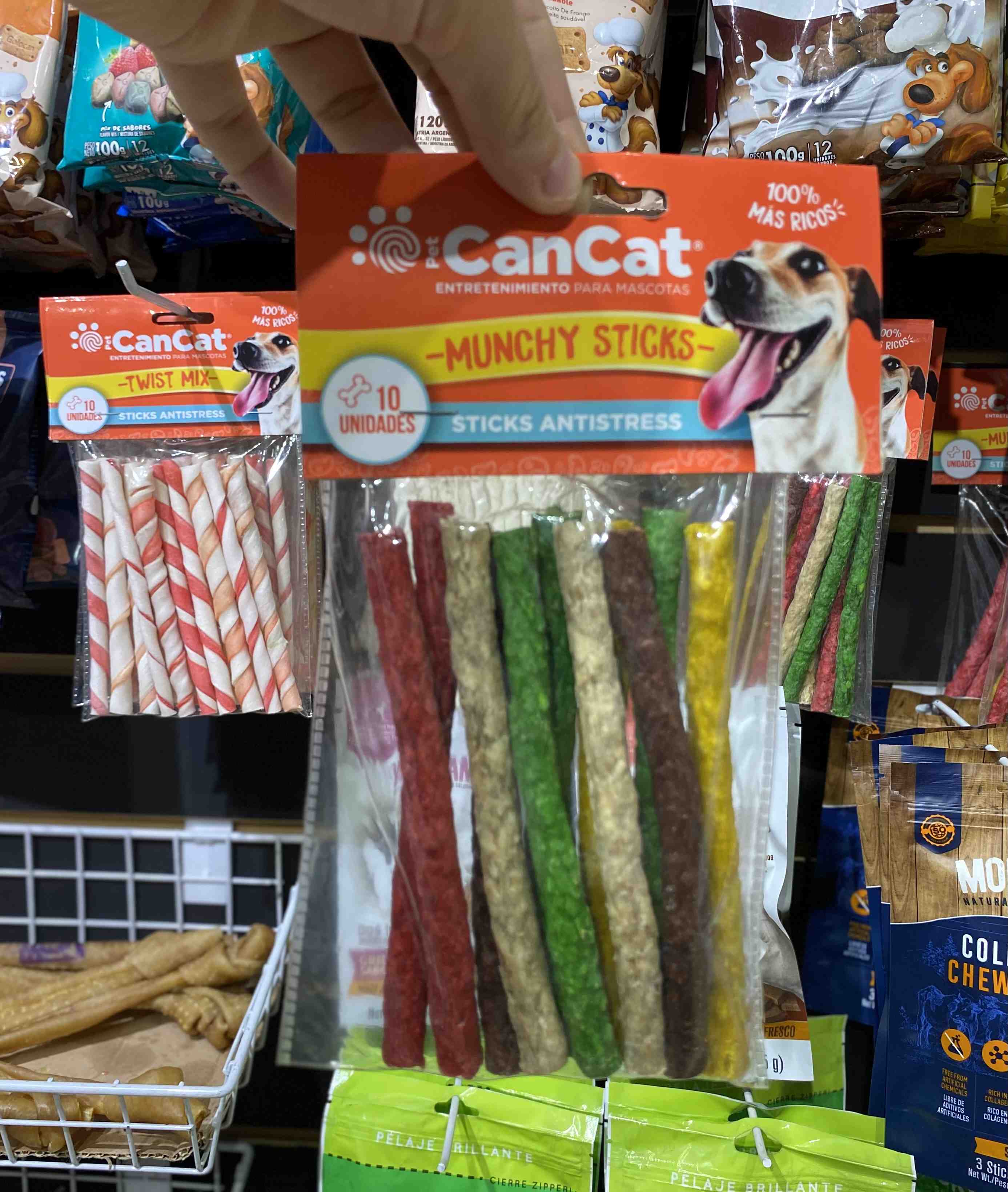 CAN CAT PALITOS X 10 MULTICOLOR