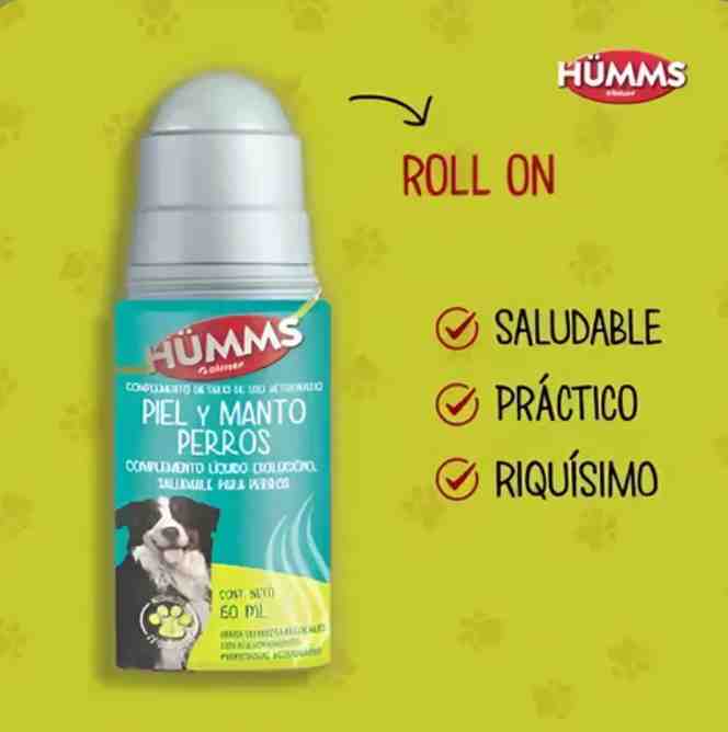 HUMMS SUPLEMENTO PIEL Y MANTO PERRO 60ML