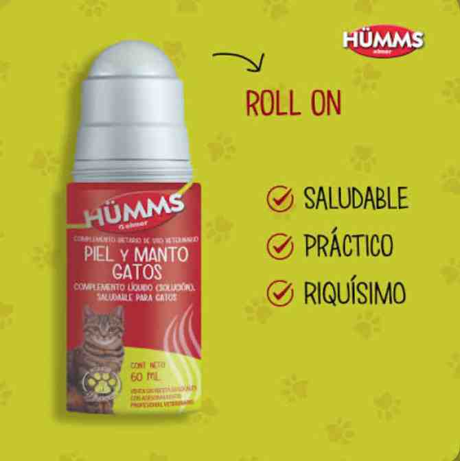 HUMMS SUPLEMENTO  PIEL Y MANTO GATOS 60ML