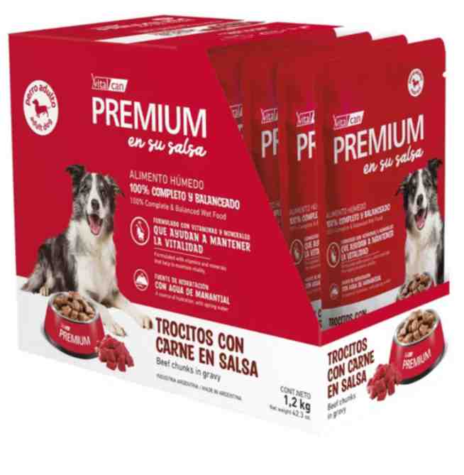 POUCH PREMIUM PERRO CARNE X 100G