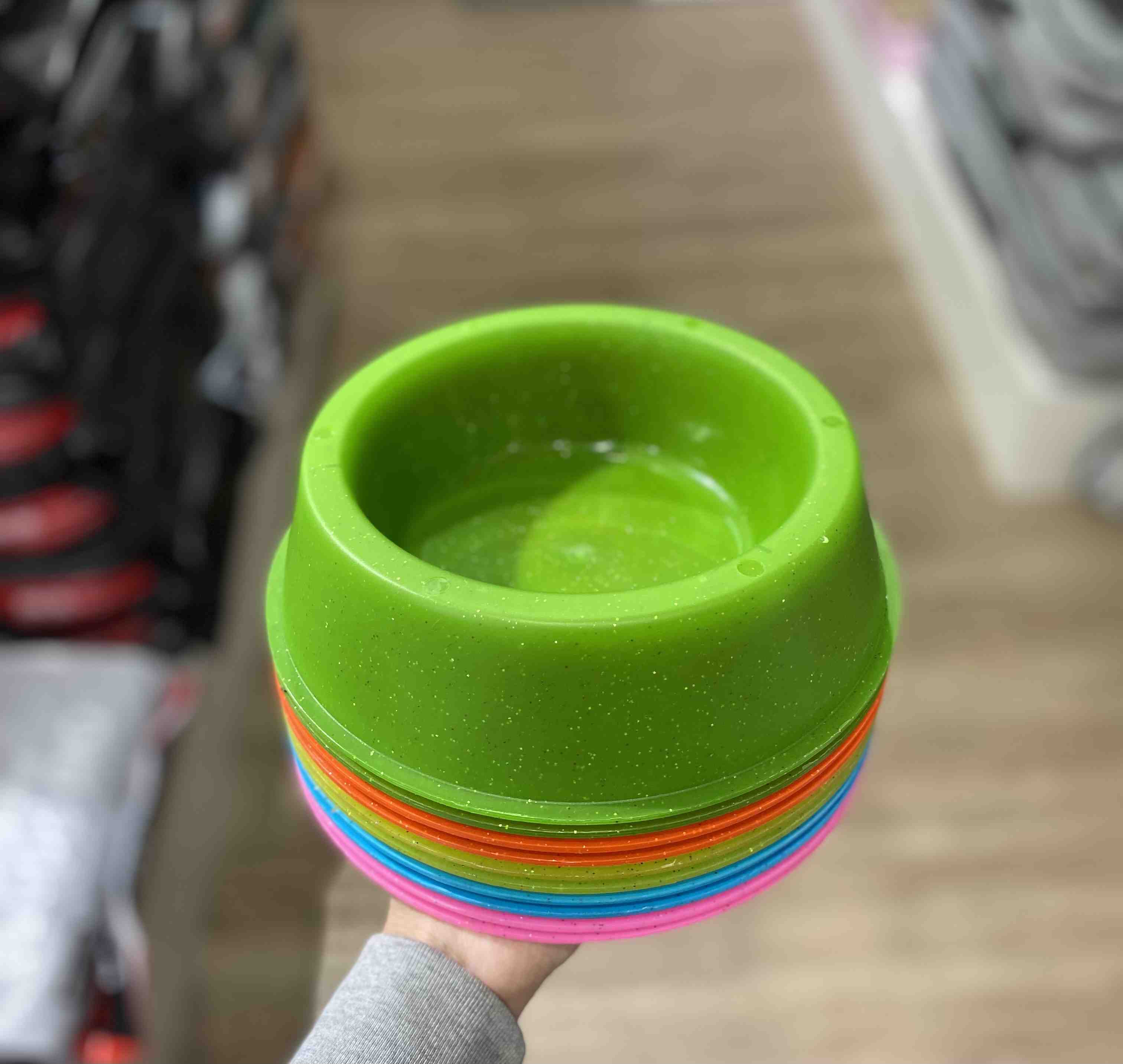 COMEDERO MEDIANO CON BRILLANTINA(CONSULTAR COLORES)