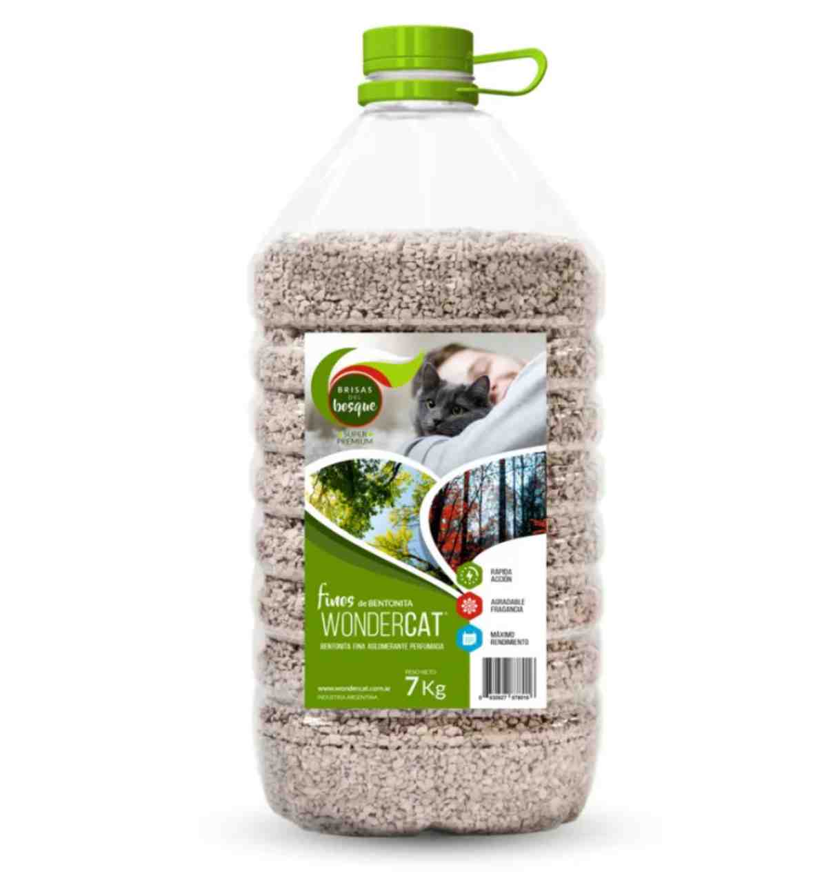 BIDON FINOS DE BENTONITA BRISAS  DEL BOSQUE X 7 KG