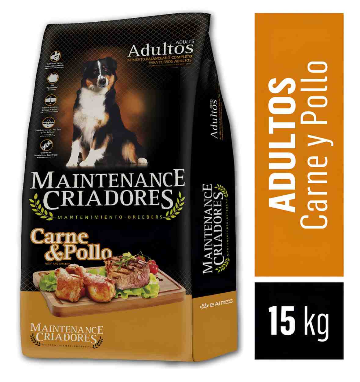 MAITENACE CRIADORES PERRO ADULTO  X15 KG