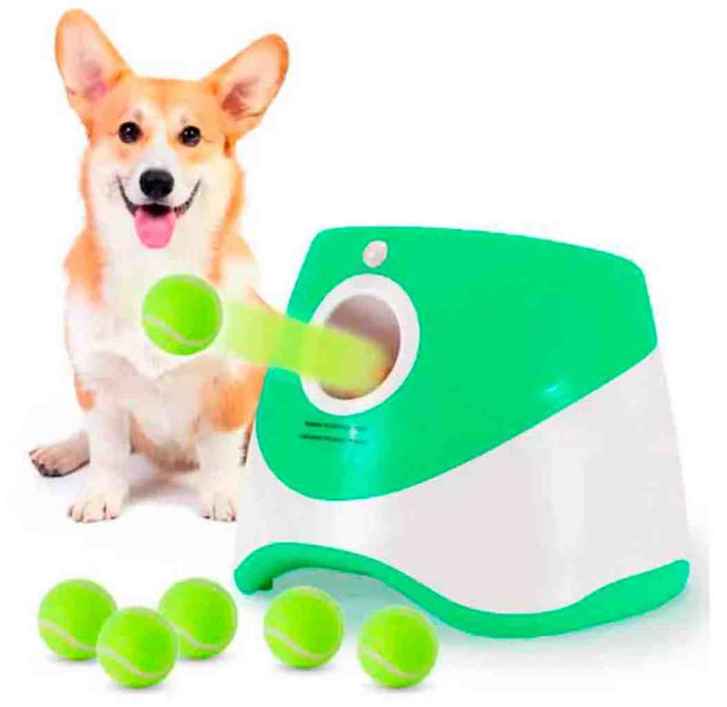 LANZA PELOTA (VIENE CON 3 PELOTAS)