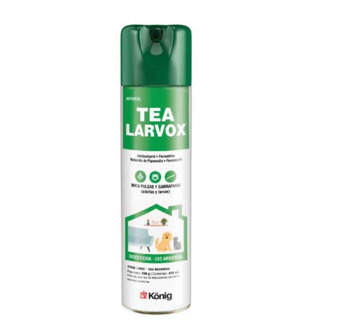 TEA LARVOX MATA PULGAS Y GARRAPATAS 