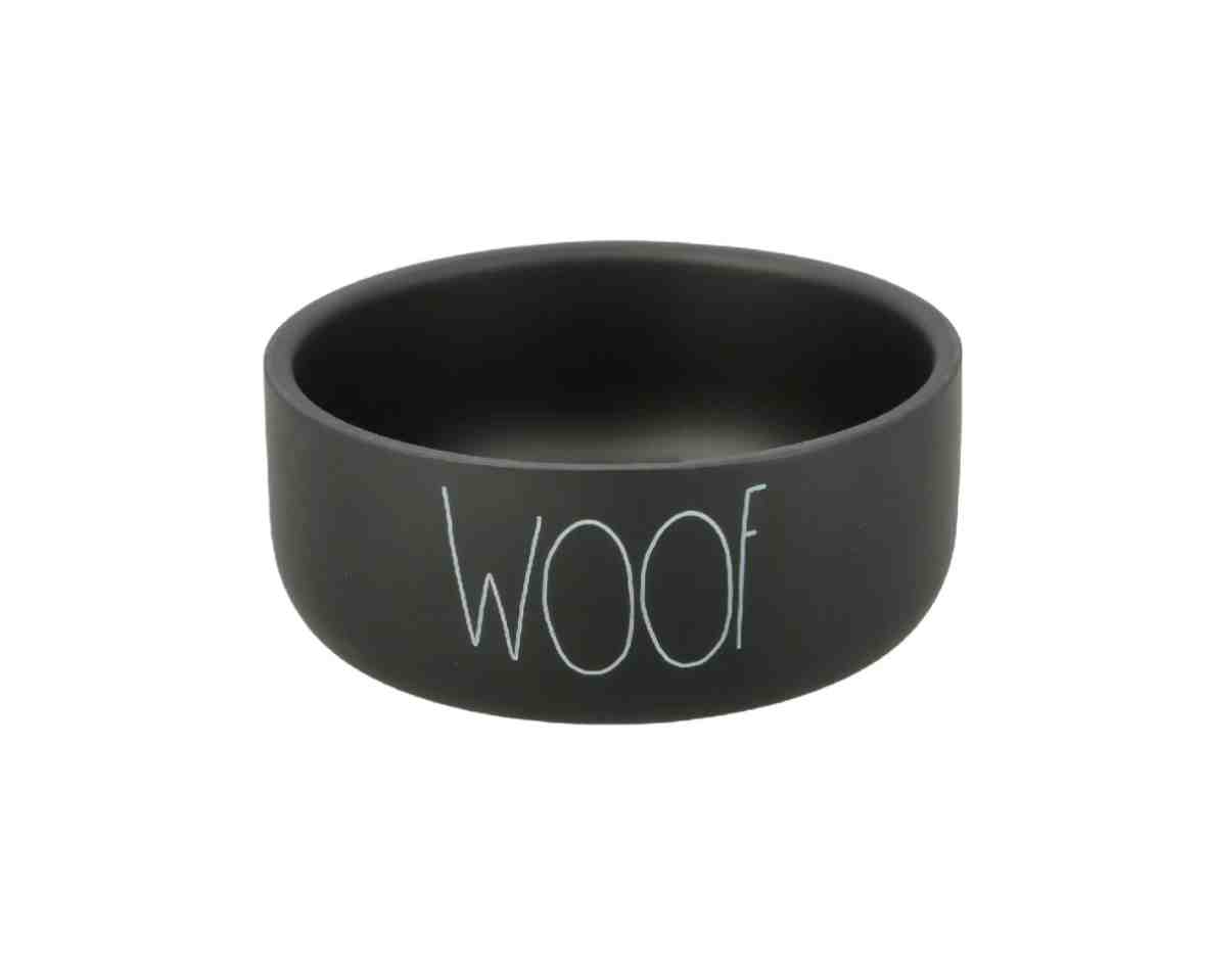 2181 COMEDERO/BEBEDERO  ACERO WOOF 14 CM 