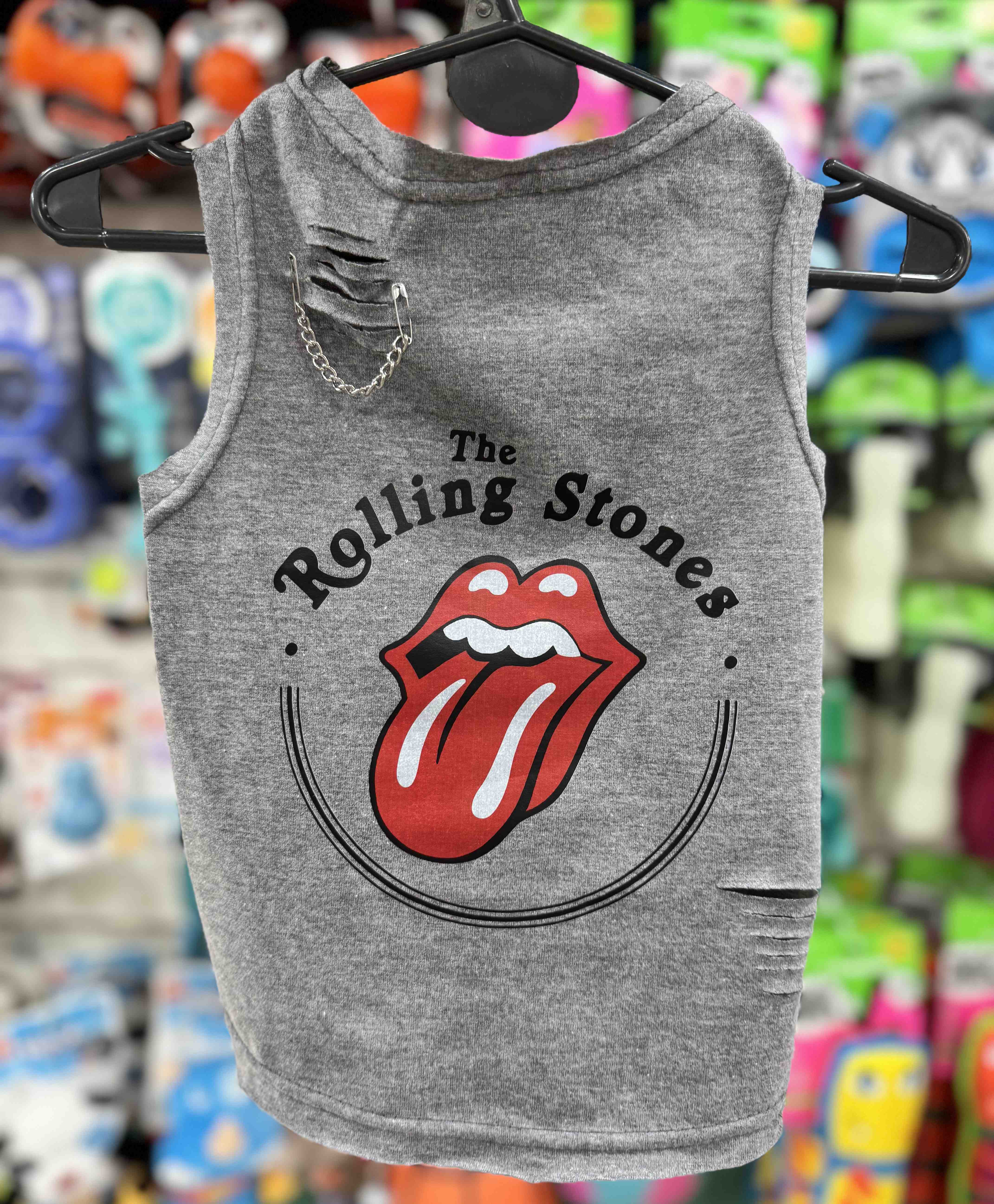 MUSCULOSA THE ROLLING GRIS TALLE 2 